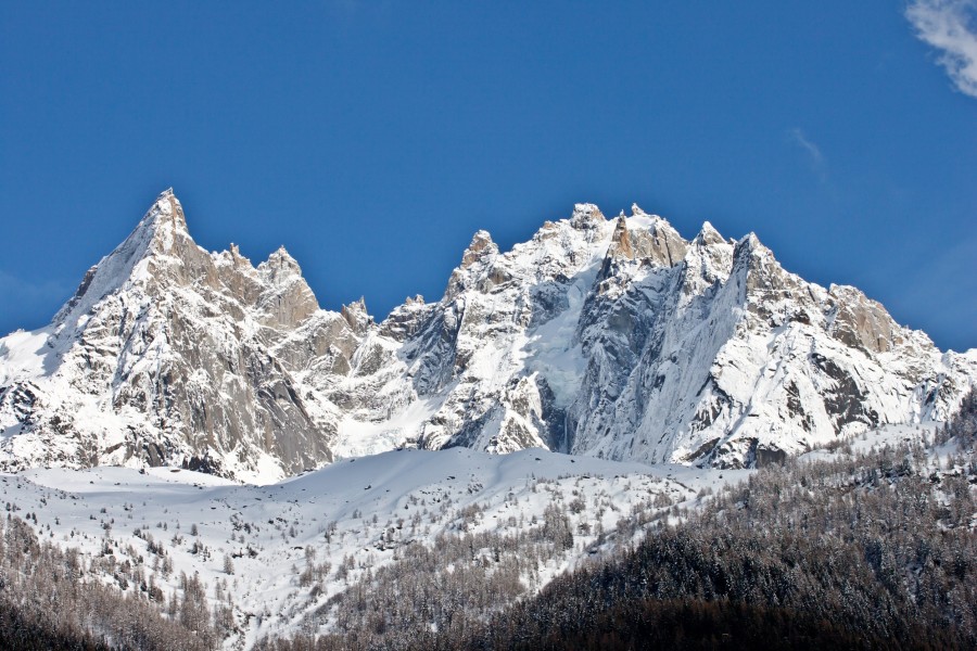 Les Grandes Jorasses : sommet mythique des Alpes