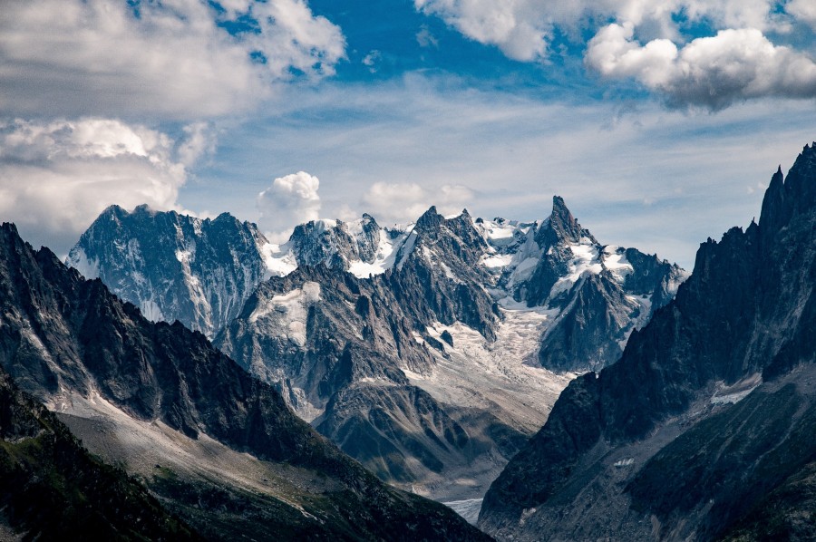 Où se trouvent les Grandes Jorasses ?